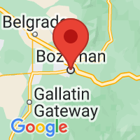 Map of Bozeman, MT US